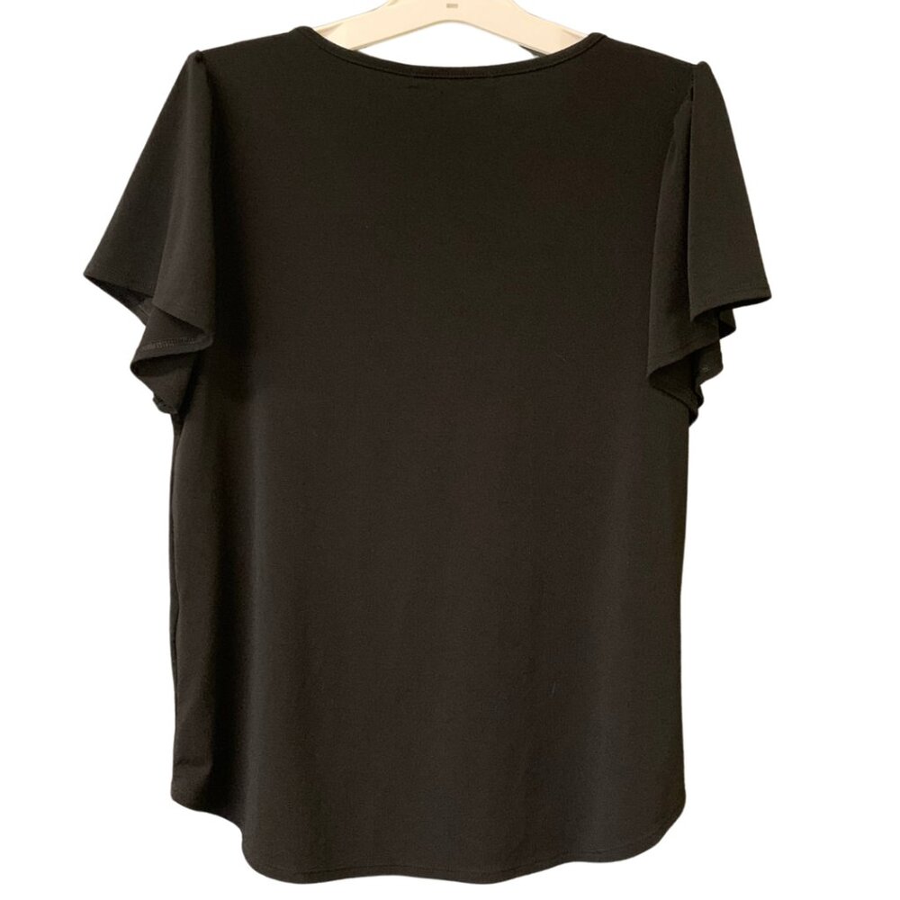 Banana Republic Short Sleeve Chic & Simple Black Blouse size S - Picture 3 of 5